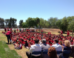 yorba linda edie israel achieve fundraising lofty helps dreams mission children through their swing unveiling ceremony ribbon cutting took april